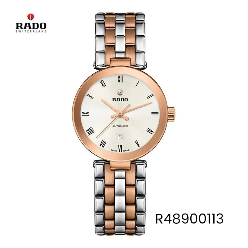 Rado Florence Antique Cream Dial Two-tone Couple Watch | R48902113/R48900113